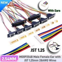 1/3/5 Pair Spring Loaded Male Female 2.54 MM Pitch 2P 3 4 5 6 7 8 9 Pole Through Holes PCB BTB Connector 2A DC Magnetic Pogo Pin