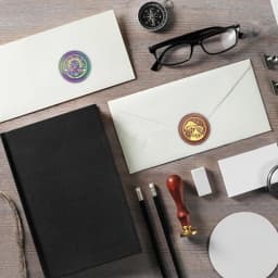 Sun Drinking Mushroom Moon Plants Book Dog Wax Seal Stamp Removable Round Brass Head For Decor Gifts Weddings Envelopes