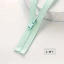 (10pcs)3# Sun-protective Clothing Zipper Single Open Tail Color Sportswear Clothing Reverse Nylon Zipper Multi-size