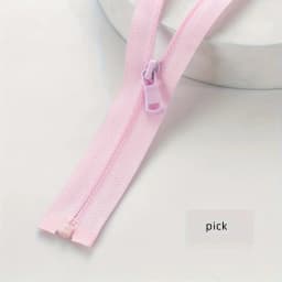 (10pcs)3# Sun-protective Clothing Zipper Single Open Tail Color Sportswear Clothing Reverse Nylon Zipper Multi-size