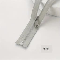 (10pcs)3# Sun-protective Clothing Zipper Single Open Tail Color Sportswear Clothing Reverse Nylon Zipper Multi-size