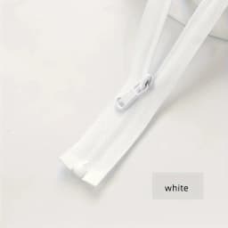 (10pcs)3# Sun-protective Clothing Zipper Single Open Tail Color Sportswear Clothing Reverse Nylon Zipper Multi-size