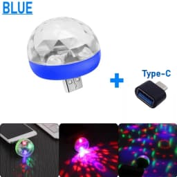 USB LED Disco DJStage Car Light Portable Family Party Ball Colorful Light Bar Club Stage Effect Lamp Mobile Phone Lighting