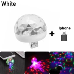 USB LED Disco DJStage Car Light Portable Family Party Ball Colorful Light Bar Club Stage Effect Lamp Mobile Phone Lighting