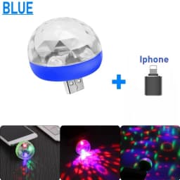 USB LED Disco DJStage Car Light Portable Family Party Ball Colorful Light Bar Club Stage Effect Lamp Mobile Phone Lighting
