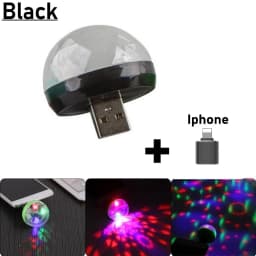 USB LED Disco DJStage Car Light Portable Family Party Ball Colorful Light Bar Club Stage Effect Lamp Mobile Phone Lighting
