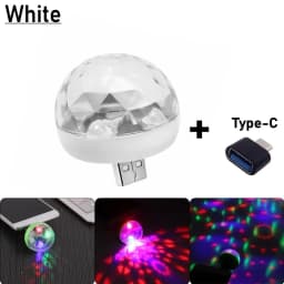 USB LED Disco DJStage Car Light Portable Family Party Ball Colorful Light Bar Club Stage Effect Lamp Mobile Phone Lighting