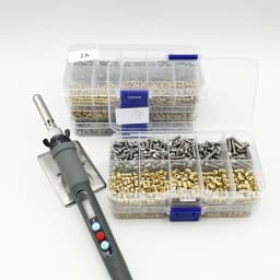 Heat Insert Nut Stainless Screw TS100 Soldering Iron Tip Insert Internal Thread Head Brass Hot Melt Insert Nuts Bolt Insertion