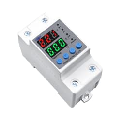 Din Rail 230V Adjustable Over and Under Voltage Protective Device Protector Relay Monitor Current Limit TOMZN 40A 60A 80A 100A