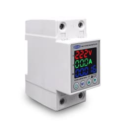 Din Rail 230V Adjustable Over and Under Voltage Protective Device Protector Relay Monitor Current Limit TOMZN 40A 60A 80A 100A