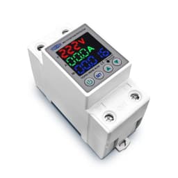 Din Rail 230V Adjustable Over and Under Voltage Protective Device Protector Relay Monitor Current Limit TOMZN 40A 60A 80A 100A