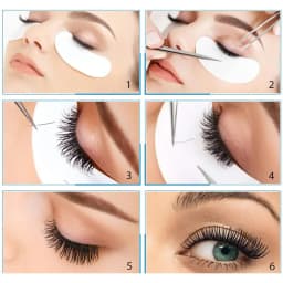50/100pairs Eyelashes For Eyelash Extensions Eye Pads Pillows Disposable Patch Under Lash Tips Lint Free Sticker Wraps Makeup