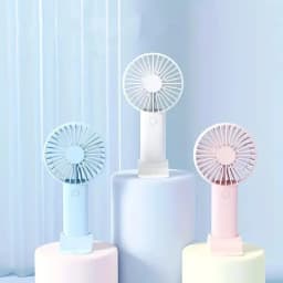 Mini USB Charging Handheld Fan Desktop Small Fan With Mobile Phone Holder Portable And Simple Outdoor Small Fan