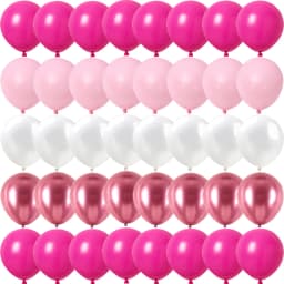 40PCS Rose Pink Metal Latex Confetti Confetti Balloons Wedding Decorations Matte Globos New Year Birthday Party Decorations