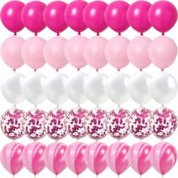 40PCS Rose Pink Metal Latex Confetti Confetti Balloons Wedding Decorations Matte Globos New Year Birthday Party Decorations
