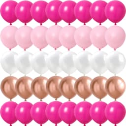 40PCS Rose Pink Metal Latex Confetti Confetti Balloons Wedding Decorations Matte Globos New Year Birthday Party Decorations