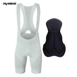 YKYW Men's Pro Team Bib Shorts Summer Outdoor Wear Breathable Bicycle Sports Clothing Tights Bike Blue Gray Bib Shorts 6 Hours