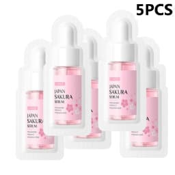5/10pcs Moisturizing face Serum Nourishing Rejuvenation Skin Serum Shrink Pore Smoothing Face Skin care Travel size 1ml