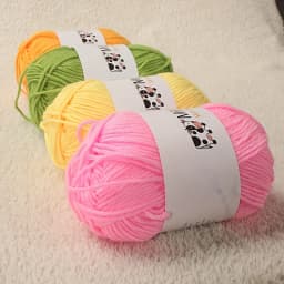 150g milk yarn handmade medium coarse DIY weaving yarn ball for knitting sweaters, hats, scarves and other clothing