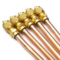5PCS Air Conditioner Refrigeration Access Valves Copper Tube Filling Part Home DIY Power Tool Part