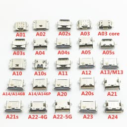 Micro USB Charger Charging Port Dock Connector For A01 A02 A02s A03s A03 Core A04 A05 A05s A10 A10s A11 A12 A20 A21s A20s A21