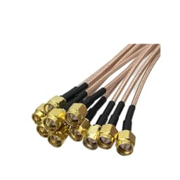 5-10Pcs RG316 SMA Male Plug to SMA Male Plug Connector RF Pigtail Coax Jumper Cable 4inch~10FT