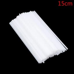 50/100Pcs Chocolate White Acrylic Lollipop Stick Great Reusable Candy Dessert Bakeware Kitchen Dining Bar Home Garden