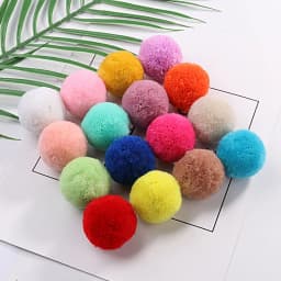 Multi Size Pom Piel 15mm/20mm/25mm/30mm/40mm Soft Pompones Fluffy Plush Crafts DIY Pom-Pom Bal Wedding Sewing Party Accessories