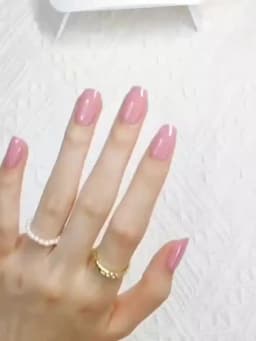 2024# New Semi-Cured Gel Nail Stickers Long-Lasting Solid Color Nail Strips UV Lamp Cured Manicure Gel Decal 16Tips