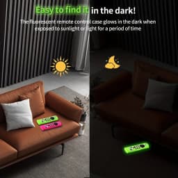Silicone Luminous Remote Control Cover for Alexa Voice Remote (3rd Gen) L5B83G 2021 Release, Fire TV Stick 4K 2nd Gen (2021)