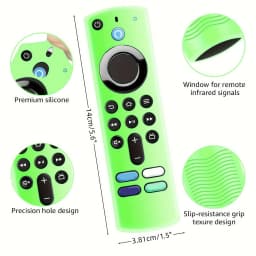 Silicone Luminous Remote Control Cover for Alexa Voice Remote (3rd Gen) L5B83G 2021 Release, Fire TV Stick 4K 2nd Gen (2021)