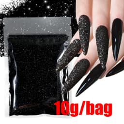 10g/50g 0.2mm Nail Art Laser Chrome Glitter Powder Sparkly Holographic Nail Pigment for Nail Gel Polish Reflective Laser Glitter