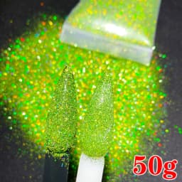 10g/50g 0.2mm Nail Art Laser Chrome Glitter Powder Sparkly Holographic Nail Pigment for Nail Gel Polish Reflective Laser Glitter