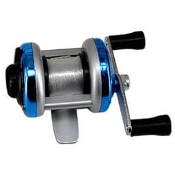 2024 New Mini Winter Ice Fishing Wheel Double Rocker Arm Metal Main Body With Line Manufacturers Wholesale