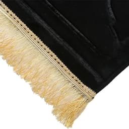 Thick Prayer Rug Prayer Mat with Tassels Islamic Turkish Irregular Anti-Slip Praying Rug Carpet Thick Soft Flannel