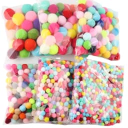 Wholesale Pom Pom Balls 8mm 10mm 15mm 20mm 25mm 30mm Fluffy Soft Pompoms Ball DIY Handmade Toys Decoration Sewing Craft Supplies