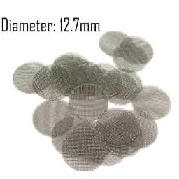 100pcs Pipe Screens, 12.7mm-25mm Filters, 100pcs Premium Stainless Steel Screens and 100pcs Brass Filters