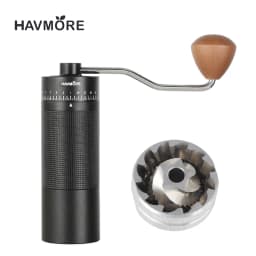 Professional Manual Coffee Grinder Upgrade All-metal Body  Anti-slip Design Portable Grinder Burr Inside