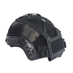 Tactical Helmet Cover Set for Maritime Helmet, NVG Battery Pouch, Hunting Hybrid Mesh Cover for Bump & Ballistic Helmets
