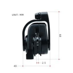 Zoom hb700 Bicycle brake Road bike mechanical brakes Mechanical caliper Double piston bilateral drive MD-C550 trp 140 160