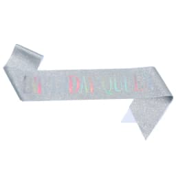 Birthday Queen Sash for Girl Women 20th 30th 40th 50th 60th Happy Birthday Party Decoration Supplies Glitter Satin Birthday Sash