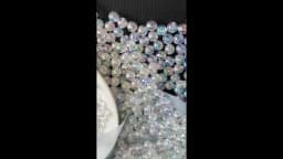 4/6/8/10/12mm AB Color Round Transparent Beads Spacer Bead For DIY Bracelet Necklace Crafts E1222