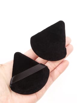 2Pcs/100Pcs Triangle Powder Puff For Loose Powder Liquid Cosmetic Soft Plush Powder Puff Makeup Foundation Puff Makeup Tool