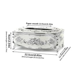 European Tissue Box, High-End Hotel Restaurant Napkin Extraction Box, Kitchen and Living Room Tabletop Tissue Storage Box