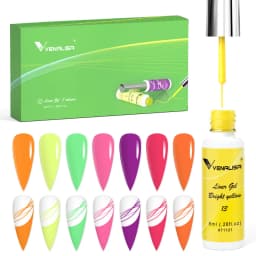 8ml VENALISA Liner Gel White Line French Nail Gel Polish 21 Colors Soak Off UV/LED Painting Gel Beautiful Semi Permanent Varnish