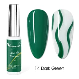 8ml VENALISA Liner Gel White Line French Nail Gel Polish 21 Colors Soak Off UV/LED Painting Gel Beautiful Semi Permanent Varnish
