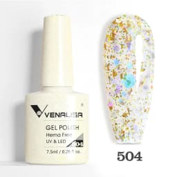 VENALISA 7.5ml Nail Gel Polish VIP5 HEMA Free Semi Permanent Soak off UV LED Nail Gel Varnish Full Coverage Nail Gel Lacquer