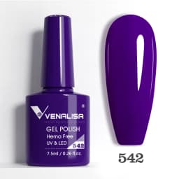 VENALISA 7.5ml Nail Gel Polish VIP5 HEMA Free Semi Permanent Soak off UV LED Nail Gel Varnish Full Coverage Nail Gel Lacquer