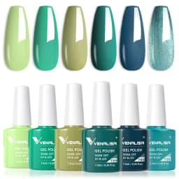 VENALISA 7.5ml Nail Gel Polish VIP5 HEMA Free Semi Permanent Soak off UV LED Nail Gel Varnish Full Coverage Nail Gel Lacquer