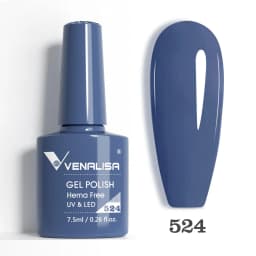 VENALISA 7.5ml Nail Gel Polish VIP5 HEMA Free Semi Permanent Soak off UV LED Nail Gel Varnish Full Coverage Nail Gel Lacquer